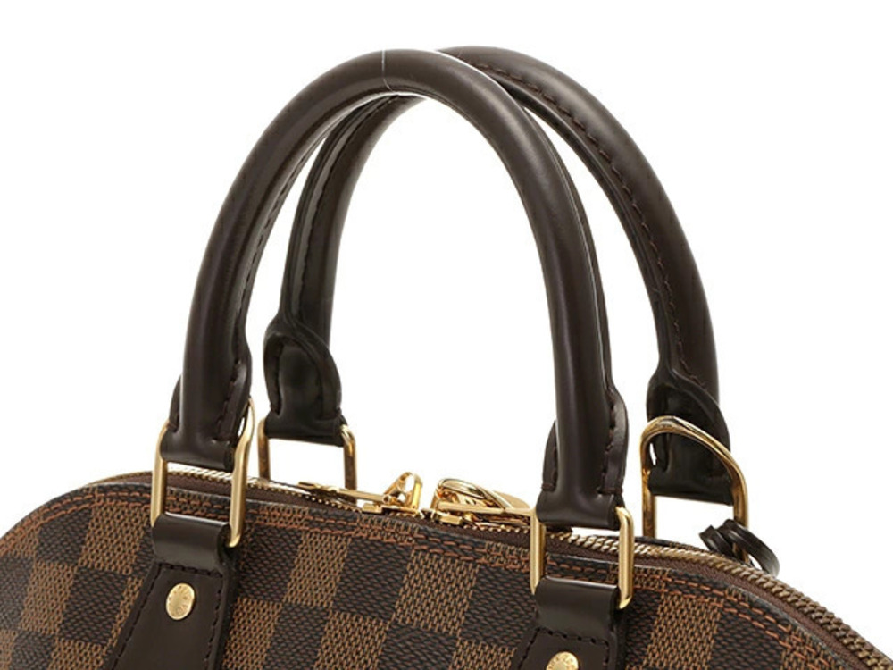 Louis Vuitton Handbag Damier Alma New Brown